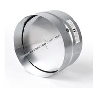 LALAGO Ø160 mm Válvula de Retención de Aire, Tapa Antirretorno con Junta de Goma, Válvula Antirretorno con Válvula de Retención Automática para Conducto de Ventilación y Salida de Aire