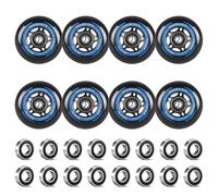 LALAGO 8 Piezas Ruedas Patin en Linea 70mm, 88A SHR PU, con Rodamiento ABEC9, Ruedas Patin Interior/Exterior para K2 Hudora Gonex Apollo Patin en Linea