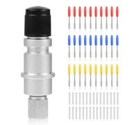 LALAGO CB09 CB09U Graphtec Kompatibel Holder Plotter de Corte, con 30 pcs (30/45/60 grados) Cuchilla Cortadora de Vinilo para Silhouette Cameo