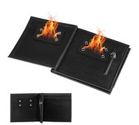 lalago Klein Premium Magic Flaming Fire Wallet, Cartera Mágica de Fuego de Llama para Espectáculos, Cartera de Truco de Mago de Llama, Magician Stage Street Imaginable Magic Show Requisisite