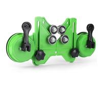 LALAGO Localizador de Orificios Ajustable 4-83mm con Ventosas Dobles, Posicionador de Apertura, Guía de Taladro de Sierra Perforadora, Broca de Diamante para Cerámica, Azulejos, Vidrio, Mármol
