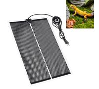 lalago Manta Calefactora para Reptiles, 20W 42x28CM | Tapetes Térmicos Terrarios, con 7 Botones de Ajuste de Temperatura y Función de Temporizador para Serpientes, Lagartos