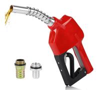 LALAGO Pistola de Combustible Diésel Automática Rojo, Boquilla Bomba de Autocebante, Boquilla para Gasóleo y Diésel para Coche Boquilla de 3/4", Bomba Diésel Autocebante para Diésel y Fuelóleo