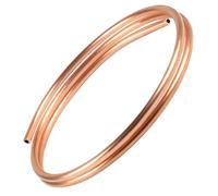 LALAGO Tubo de Cobre Flexible OD 8mm ID 6mm, Tubo Redondo de Cobre de 1,5M de Longitud, Material Flexible para Tecnología de Refrigeración, Generadores, Barras de Alimentación