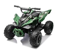 LALAHO Quad Electrico Niño, Moto Electrica Niños 3 a 8 Años（Verde） | Doppi Motori 35W, 12V 7Ah, Avvio Dolce, Sospensioni, Luci LED, Sicurezza, Quad Bambini