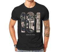 lalakeLALART6 Depeche-Cool-Mode-101-T-Shirt-Homme-Men-s-Tshirt-Cotton-Men-Tops