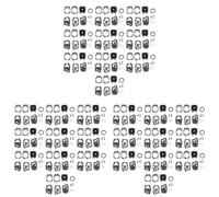 LALAL Kit de agujas de junta de reconstrucción de reparación de carburador, 30 Uds., for Walbro K20-WYJ, Echo, Toro, Ryobi, Honda Homelite