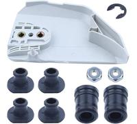 LALAL Kit de cubierta de embrague de motosierra for Stihl MS 170, 180, 250 Piezas de repuesto con clip en E, tapas de tapón de amortiguación, montaje de amortiguación n.º 11236401705
