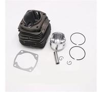 LALAL KIT DE GRUPO DE PISTÓN DE CILINDRO DE MOTOSIERRA DE 43 MM CON JUNTA for ZENOAH G455 AVS 4500 45 CC CONJUNTO DE CILINDRO PIEZAS DE MOTOSIERRA