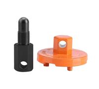 LALAL Tope de pistón de 14 mm for motosierra, herramienta de extracción de volante, expansor de embrague, herramientas de desmontaje for Husqvarna, Stihl y Echo de 2 tiempos de 14 mm(Orange)