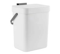 LALASTAR - Mini bote de basura de escritorio con tapa, peque o bote de basura de pl stico para encimera, ideal para oficina, cocina o mesa de cen