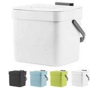 LALASTAR Trash can Kitchen Bathroom Trash can with Lid Wall-Mounted