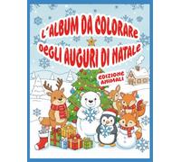 L'album da colorare degli auguri di Natale