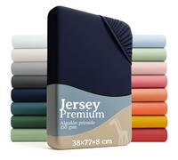 Laleni Premium Sabana Bajera Cuna 38x77 cm Cuna Bebe 2 pzs - Sabana Bajera Cuna para Cochecito Bebe certificada Oeko-Tex - Sabana Cuna de 100% algodón - sabanas bajeras Cuna - Sabana minicuna - Azul