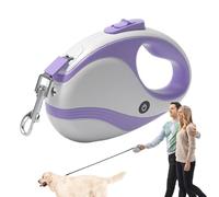 Lales de Perro retráctiles para Perros medianos, Correa para Perros retráctiles - Cinta Pet Tractor TELESCÓPICA USB - Corche de tracción del arnés de Entrenamiento de pie de Segura con Pug