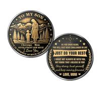 LALILIESS Ficha conmemorativa de bolsillo de metal con nombre todavía no sick of you, moneda conmemorativa personalizada de doble cara para un ser querido, A5., G