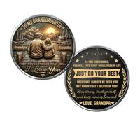 LALILIESS Ficha conmemorativa de bolsillo de metal con nombre todavía no sick of you, moneda conmemorativa personalizada de doble cara para un ser querido, A18., G