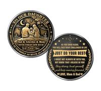LALILIESS Ficha conmemorativa de bolsillo de metal con nombre todavía no sick of you, moneda conmemorativa personalizada de doble cara para un ser querido, A15., G