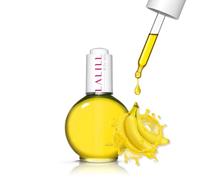 LALILL Aceite de Cuticulas y Uñas 75 ml - Vegano Cuidado con Aceite de Almendras Dulces y Melocotón - Tratamiento Reparador y Fortalecedor Con Pipeta - Aroma Plátano - Uso Profesional y Doméstico