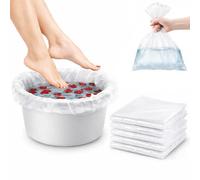 LALILL Bolsas Desechables para Pediluvio - Forro Higiénico para Tina de Pedicura - SPA y Podología - Masaje y Baño de Pies - para Mantener la Higiene Durante Baños de Parafina 50 Uds 50 x 50 cm