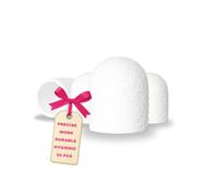 LALILL Capuchones Abrasivos LUX Blancos 10 mm - Grano 240 - 50 unidades - Fresa para Pedicura Eléctrica Pies - Punta para Fresa Remoción de Gel Cutículas - Puntas Profesionales para Taladro de Uñas