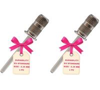 LALILL Mandril de Broca para Uñas - Nail Mandrel Drill 2,35mm - Soporte para Cilindros Abrasivos, Accesorio para Manicura y Pedicura en Metal (Paquete de 2)