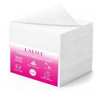 LALILL Toallas Desechables para Pedicura 50x40 cm - 100 Uds para Tratamientos de Pies - Viscosa No Tejida Sin Pelusa - Suaves y Resistentes - Uso Profesional y Doméstico