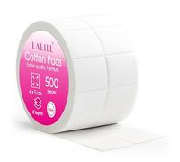 LALILL Toallitas de Celulosa para Uñas Sin Pelusa 500 uds - Rollo Profesional 8 Capas 4x5 cm - Para Uñas de Gel, Acrílico y Quitaesmalte Semipermanente - Manicura y Pedicura