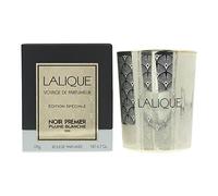 Lalique candle 190g - noir premier plume blanche 1901