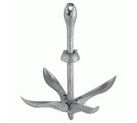 LALIZAS Faltanker Klappanker Anker Fuego de Acero Zincado Para Bote, 0,7-10 kg