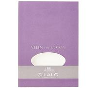 Lalo 11000L - Bloc de 40 hojas lisas A5, 125 g, algodón puro, color crema