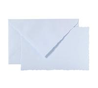 Lalo 25202L - Juego de correspondencia «Collection de Paris» con 10 Sobres de 9,7 x 15,2 cm, 300 g, 10 sobres forrados con bordes dentados de 10 x 15,8 cm, color azul
