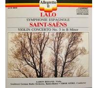 Lalo: Symphonie Espangnole / Saint-Saens: Violin Cto 3 in B Minor by unknown (1992-11-04)