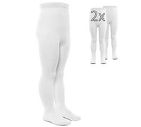 LaLoona Pack Leotardos Bebe - 2 Pares Pantimedias para Niña y Niño - Polainas Bebe Algodón - Lavables a Máquina - Unisex