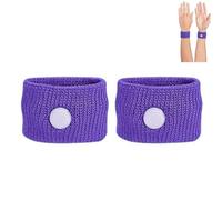 Laluerck Muñequera de viaje para aliviar el mareo por movimiento, aprobada por la FDA, alivio de náuseas y vómitos para coche, avión, barco, migraña o mañana