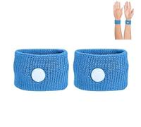 Laluerck Muñequera de viaje para aliviar el mareo por movimiento, aprobada por la FDA, alivio de náuseas y vómitos para coche, avión, barco, migraña o mañana