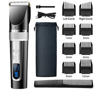 LaLuna Cortacésped Cabello Hombres,Cortacésped Profesional Inalámbrico, Cortacésped Barba Recargable,Cortacésped Pantalla LED, Afeitadora de Barba para Hombres Niños Familia