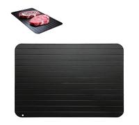 Lam-lord Bandeja de descongelación, placa de descongelación rápida, placa de descongelación de aluminio antiadherente para pescado, carne, aves y alimentos congelados (tamaño: S)