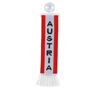 Lam98524 - Mini banderines Austria para Decorar tu Cabina con Ventosa y Colgador - Marca la