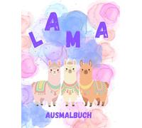Lama Ausmalbuch für Kinder: ab 5 Jahre