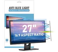 LAMA Protector de Pantalla de Bloqueo de Luz Azul de 27 pulgadas, Filtros Universales de Computadora (Ancho x Alto): 598mm x 337mm), Antiluz Azul, Antirreflejos, Protección Ocular Anti-UV (16:9)