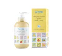 L'AMANDE - Limpiador para bebés y niños para cuerpo y cabello con extracto de mimosa, gel de ducha delicado, ideal para baño de acción emoliente e hidratante corporal - Enfant, 250 ml