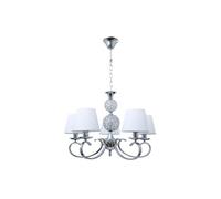 Lamapara de techo metal color cromo serie honduras 60cm 40 cm