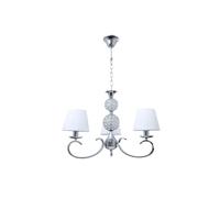 Lamapara de techo metal color cromo serie honduras 60cm 60 cm