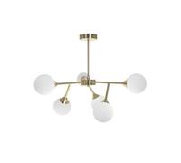 Lamapara de techo metal color dorado serie analu 60cm