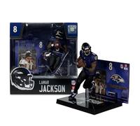 Lamar Jackson (Baltimore Ravens) - Figura de McFarlane de 7 pulgadas (morado/negro)