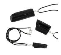 LAMARE - Colgantes Turmalinas - Turmalinas en Bruto - Especial Regalo - 1 unidad (Turmalina Negra)