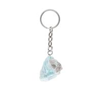 LAMARE - Llaveros de Punta en Estado Bruto - Con anilla de metal - Entre 3 cm y 4 cm - 1 Unidad (Amazonita)