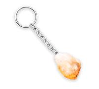 LAMARE - Llaveros de Punta en Estado Bruto - Con anilla de metal - Entre 3 cm y 4 cm - 1 Unidad (Citrino)