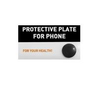 LAMARE - Placas Adhesivas de Shungita - Reducción del Estrés Electromagnético - Mejora del Bienestar - Neutralización de Energías - Fácil Aplicación (Circular, Pack 1)